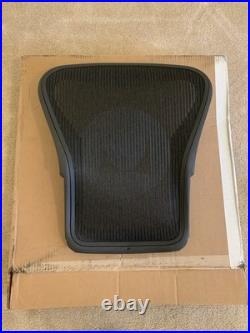 Herman Miller Aeron Chair Back Replacement Size B Black OEM Mesh Office Part