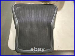 Herman Miller Aeron Chair Backrest 3D01 Graphite Large Size C Classic Carbon