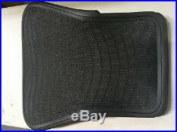 Herman Miller Aeron Chair Backrest 4E01 Graphite Medium Size B Wave Carbon Mesh