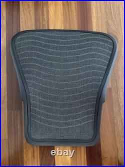 Herman Miller Aeron Chair Backrest Graphite Medium Size B Waves