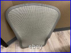 Herman Miller Aeron Chair Backrest Titanium Medium Size B Wave Quartz 4F03