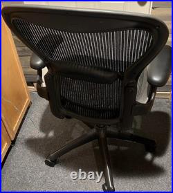 Herman Miller Aeron Chair Classic Size B Fully Loaded (Black Chair) Lumbar
