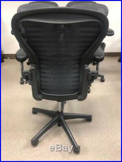 Herman Miller Aeron Chair Fully Adjustable Size B, Genuine Aeron Chairs