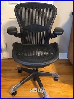 Herman Miller Aeron Chair Fully Adjustable Size B, Lumbar