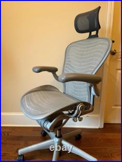 Herman Miller Aeron Chair Fully Loaded/Posturefit & Headrest (Size B)