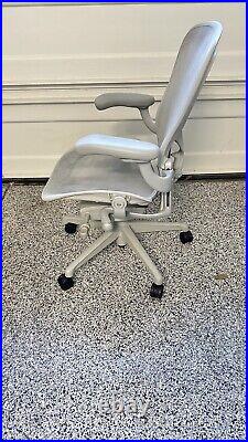 Herman Miller Aeron Chair Fully Loaded Remastered Size C posturefit mineral