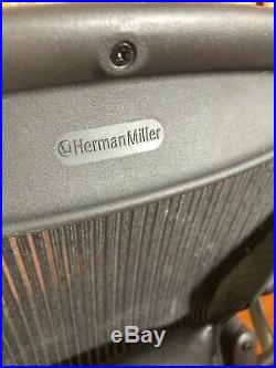 Herman Miller Aeron Chair Fully Loaded hardwood caster