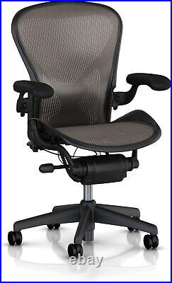 Herman Miller Aeron Chair Highly Adjustable PostureFit Lumbar Support Black