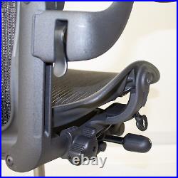 Herman Miller Aeron Chair Logo Back Posturefit Fully Loaded Rare