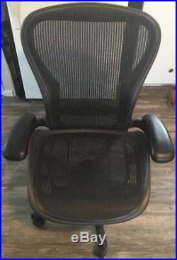 Herman Miller Aeron Chair Open Box Size B Fully Loaded Hardwood Caster