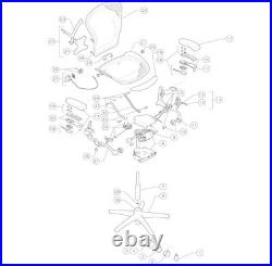 Herman Miller Aeron Chair Posture Fit Lumbar Support Kit Small Size A Smoke Herman Miller Aeron Chair Posture Fit Lumbar Support Kit Small Size A Smoke