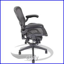 Herman Miller Aeron Chair Posturefit Fully Loaded with Spin Size A Graphite