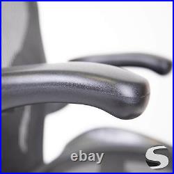 Herman Miller Aeron Chair Posturefit Fully Loaded with Spin Size A Graphite