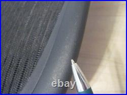 Herman Miller Aeron Chair Reinforced SEAT Graphite Size B Med Parts NEW #00