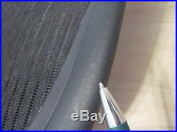 Herman Miller Aeron Chair Reinforced SEAT PAN Graphite Size B Med Parts NEW #00