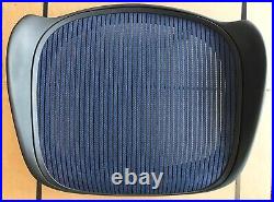 Herman Miller Aeron Chair Replacement Seat 3D11 Medium Size B Classic Blue