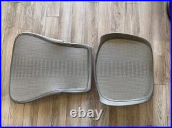 Herman Miller Aeron Chair Replacement Seat & Back Tuxedo White Gold Large Size C