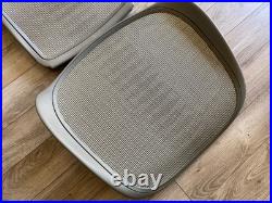 Herman Miller Aeron Chair Replacement Seat & Back Tuxedo White Gold Large Size C