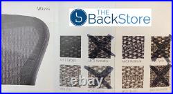 Herman Miller Aeron Chair Replacement Seat and back 4E01 Graphite Medium Size B