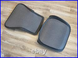 Herman Miller Aeron Chair Replacement Seat back 3D15 Graphite Large Plat Size C