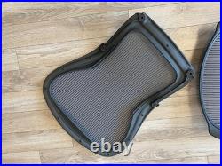 Herman Miller Aeron Chair Replacement Seat back 3D15 Graphite Large Plat Size C