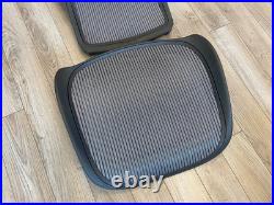 Herman Miller Aeron Chair Replacement Seat back 3D15 Graphite Large Plat Size C
