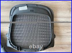 Herman Miller Aeron Chair Replacement Seat back Graphite Large Size C Tuxedo
