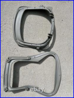 Herman Miller Aeron Chair Seat & Back Frame with Fabric Rings Titanium Size B
