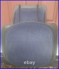 Herman Miller Aeron Chair (Seat, Backrest, And Seatlink) B Size (BLUE) #1