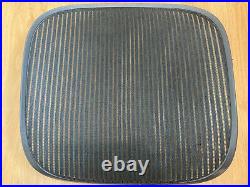 Herman Miller Aeron Chair Seat Mesh Size B Medium 3D01 Black Part Parts 240817