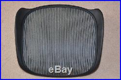 Herman Miller Aeron Chair Seat Pan Mesh Replacement Size B Medium Black Graphite
