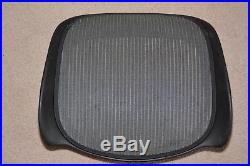 Herman Miller Aeron Chair Seat Pan Mesh Replacement Size B Medium Black Graphite