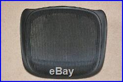 Herman Miller Aeron Chair Seat Pan Mesh Replacement Size C Large Black Graphite