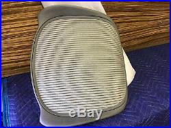 Herman Miller Aeron Chair Seat Pan Titanium Medium Size B Classic Zinc OEM