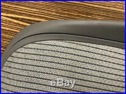 Herman Miller Aeron Chair Seat Pan Titanium Medium Size B Classic Zinc OEM
