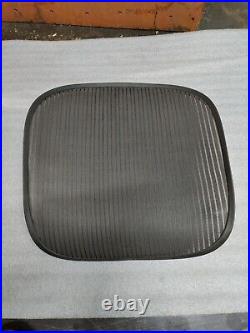 Herman Miller Aeron Chair Seat mesh Grey Gray Pellicle Mesh Size B Medium Mesh