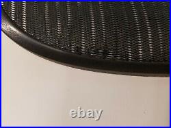Herman Miller Aeron Chair Seat mesh black pellicle Size B medium