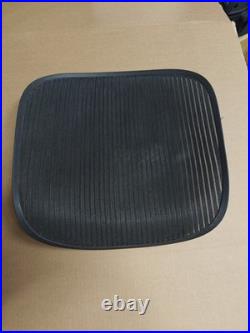 Herman Miller Aeron Chair Seat mesh black pellicle with blemish Size B #3