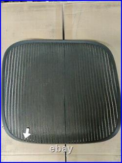 Herman Miller Aeron Chair Seat mesh black pellicle with blemish Size B #511
