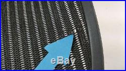 Herman Miller Aeron Chair Seat mesh black pellicle with blemish Size B Medium #65