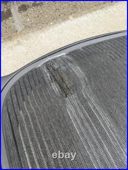 Herman Miller Aeron Chair Side Chair Size B Back And Bottom Pieces As Is SEE PIC