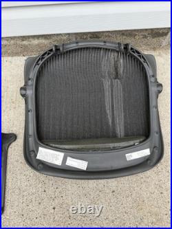 Herman Miller Aeron Chair Side Chair Size B Back And Bottom Pieces As Is SEE PIC