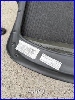 Herman Miller Aeron Chair Side Chair Size B Back And Bottom Pieces As Is SEE PIC