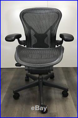 Herman Miller Aeron Chair, Size A, All Features, Plus Adjustable Posturefit