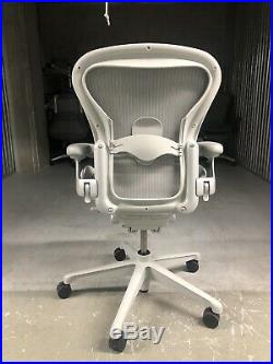 Herman Miller Aeron Chair Size A, B or C Loaded Light Silver