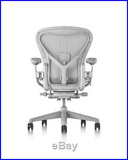 Herman Miller Aeron Chair, Size A, Mineral