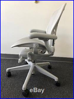 Herman Miller Aeron Chair Size A Mineral AUTHENTIC Office Designs Outlet