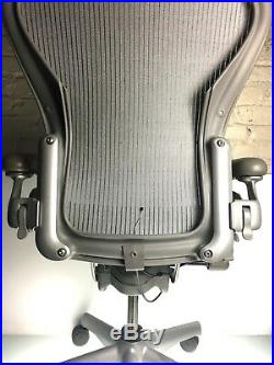 Herman Miller Aeron Chair Size B Adjustable Arms