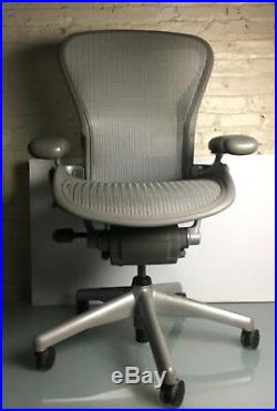 Herman Miller Aeron Chair Size B Adjustable Arms