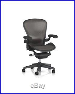 Herman Miller Aeron Chair, Size B, All Features, Plus Adjustable Lumbar Support